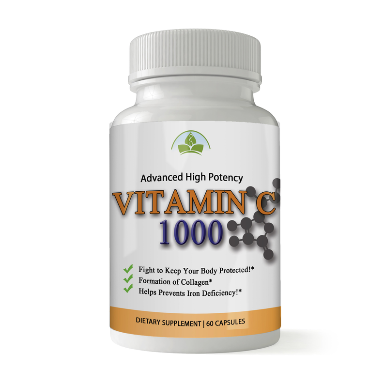 Totally Products Vitamin C 1000mg Immune Support - 120 Capsules