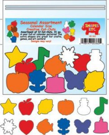 Evergreen Tree Single Color Super Cut-Outs- 8 x 10