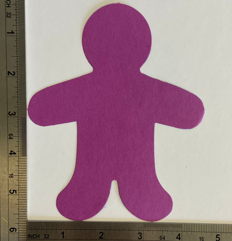 Snowman Single Color Super Cut-Outs- 8 x 10