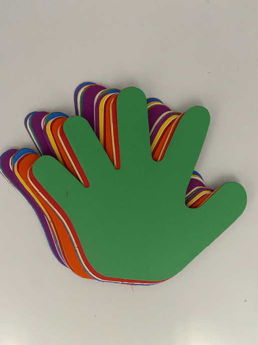 Hand Assorted Color Creative Cut-Outs