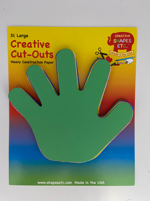 Hand Assorted Color Creative Cut-Outs