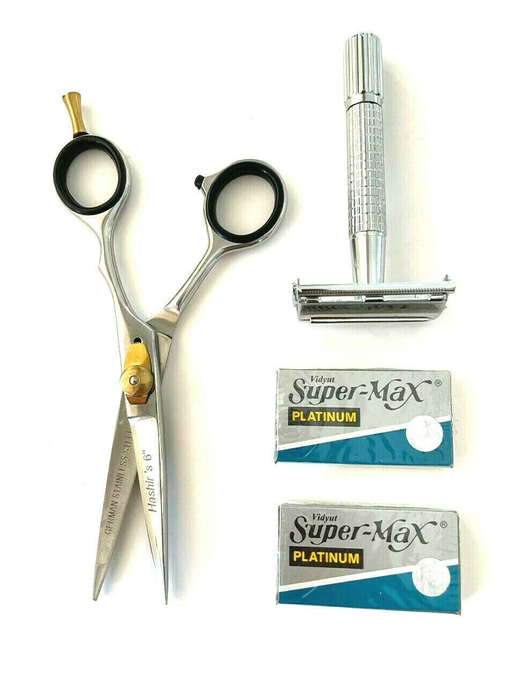 High Quality Barber Professional German Scissors Trimming + Safety Tool Excellent Holiday Excellent Gift Set Kit