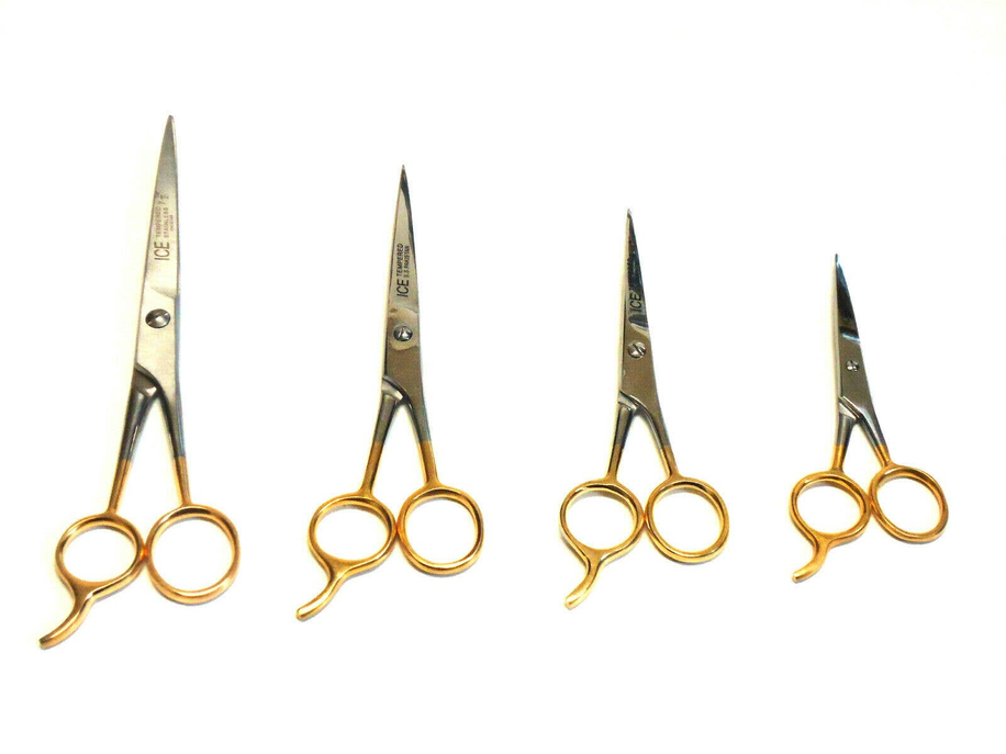 Ice Tempered Barber Hair Cutting Clipping Scissors Set