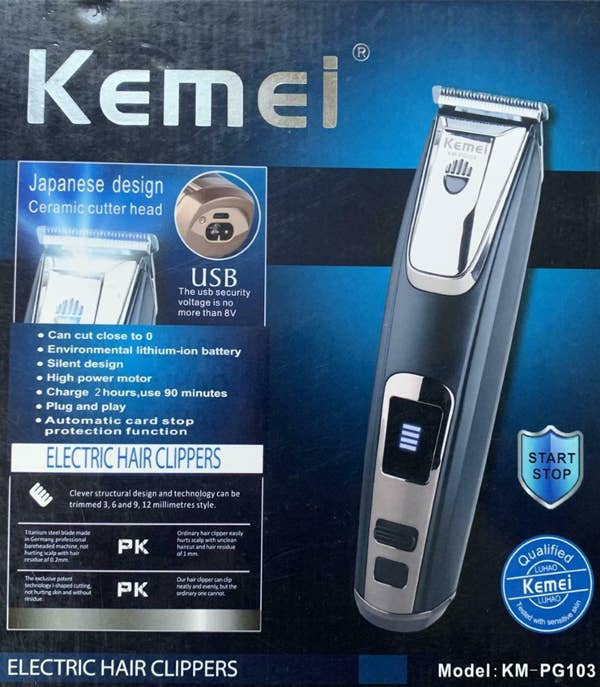 Professional Barber Household Hair Beard Cutting Trimming Clippers Kemei