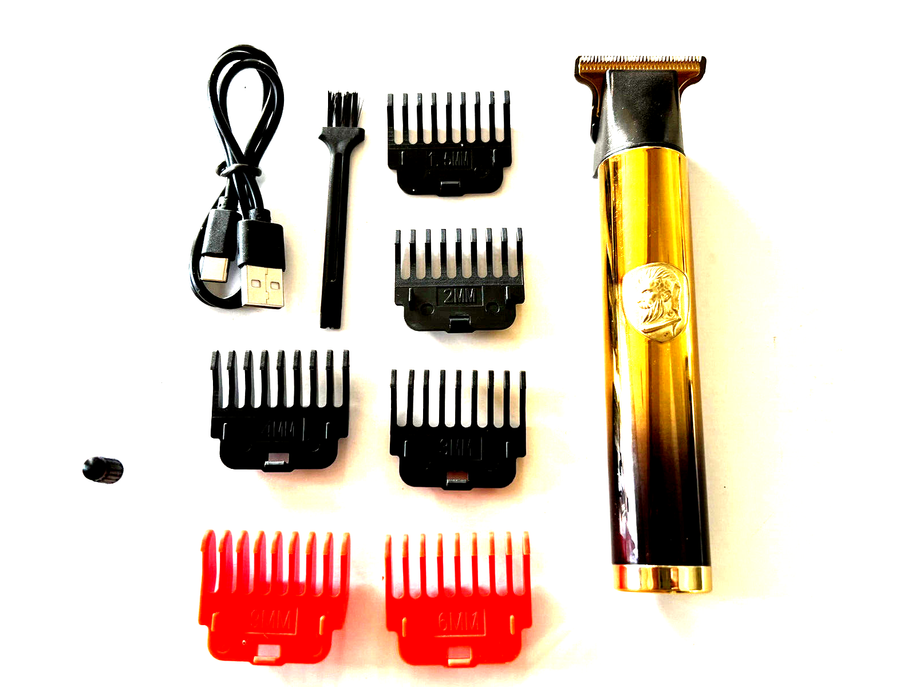Men's Barber T-liner Rechargeable Cordless Hair Cutter Clipper High Quality