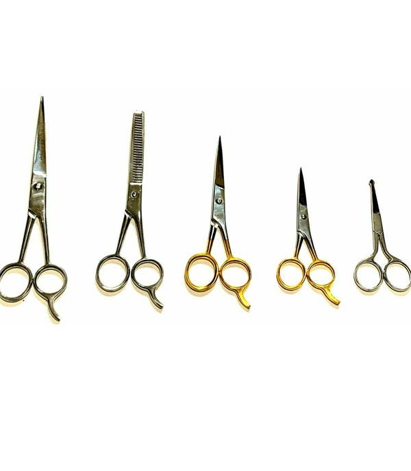 Hair Trimming Grooming Scissors Shears Set Kit Variety Pack