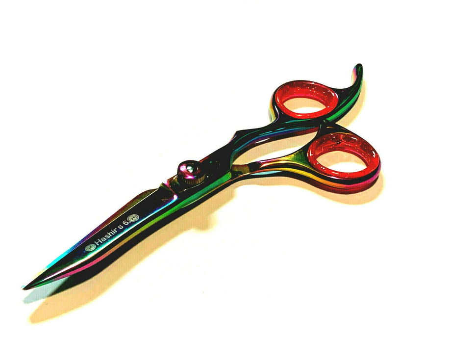 Professional Pet Grooming Hair Cutting Scissors Multi Color Titanium