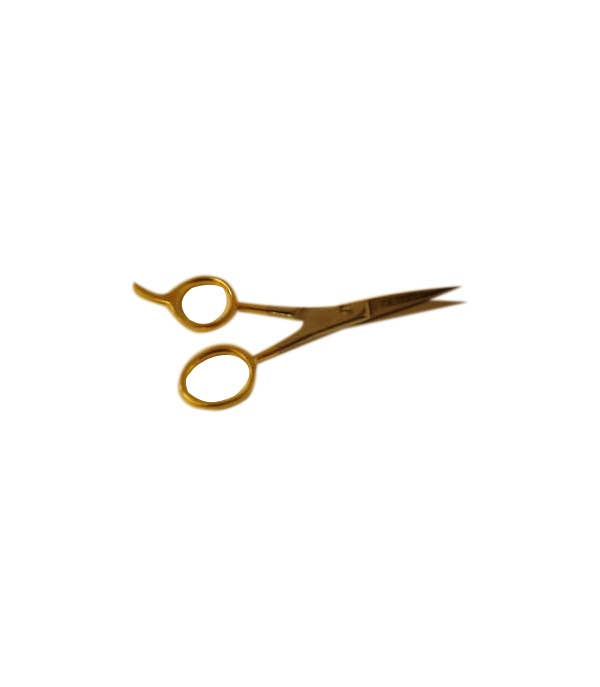 Barber Hair Cutting Scissors Gold Ice Tempered