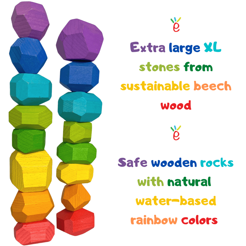 WOODEN BALANCING ROCKS