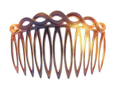 French Side Hair Combs in Tortoise Shell