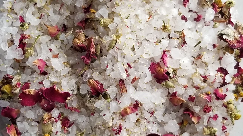 Ease: Epsom Salt Floral Bath Tea