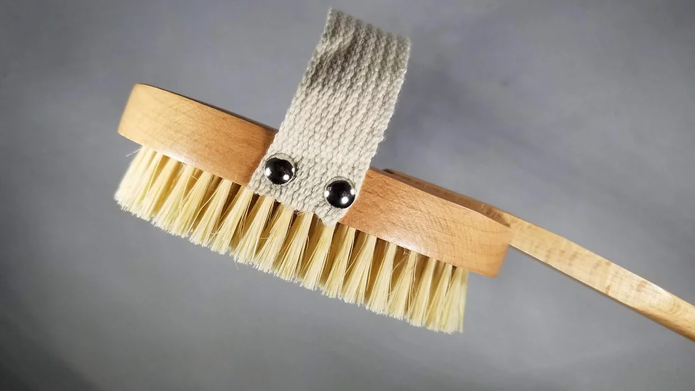 Vegan Sisal Body Brush With Removable Handle