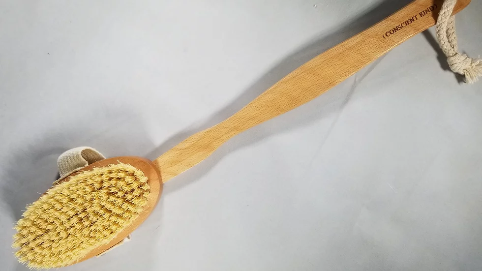 Vegan Sisal Body Brush With Removable Handle