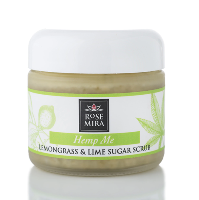Hemp Me - Lemongrass & Lime Sugar Body Scrub - 2oz