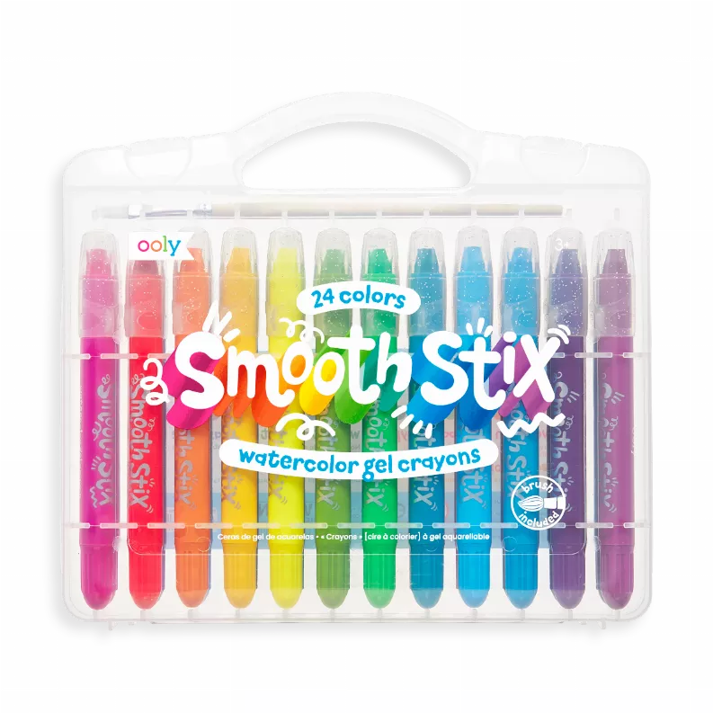 Smooth Stix Watercolor Gel Crayons - 25 Piece Set