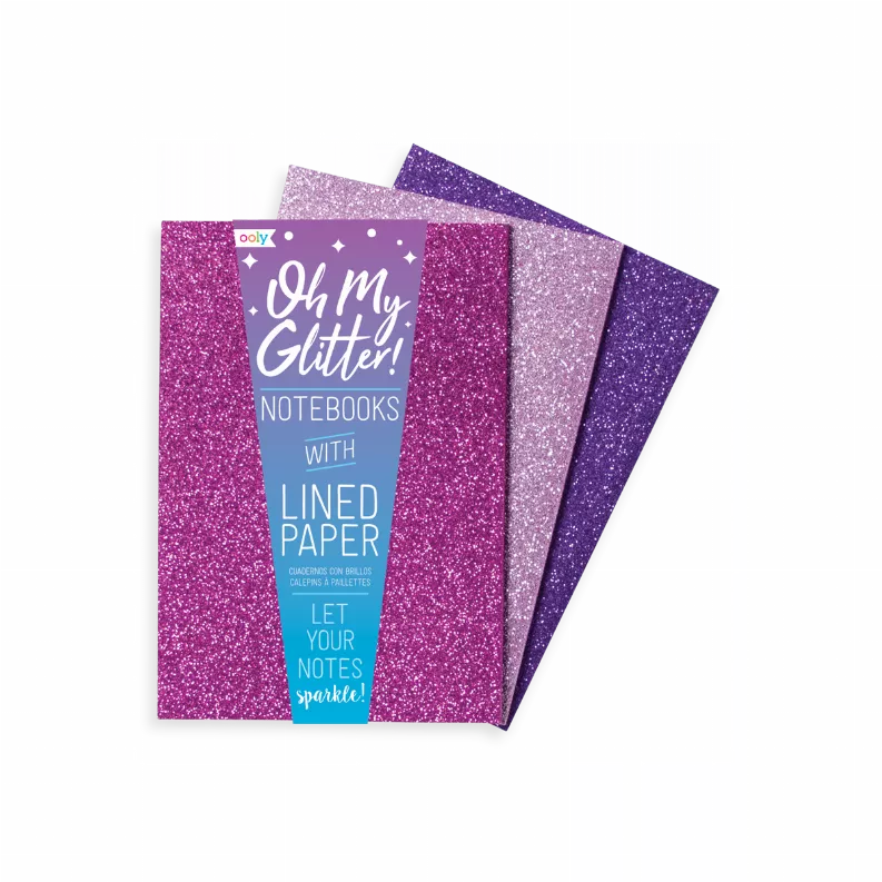 Oh My Glitter! Notebooks - Set of 3