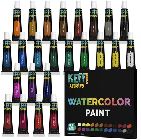 24 Watercolor Paint Set