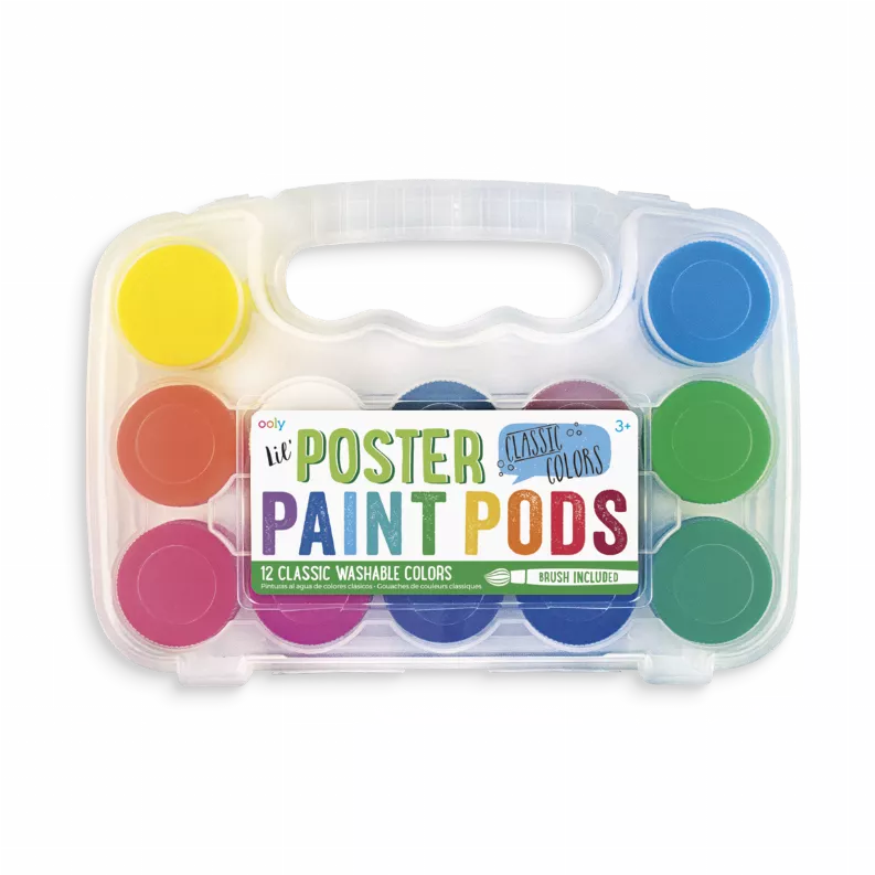 Lil Paint Pods Poster Paint - Set of 12 in Classic