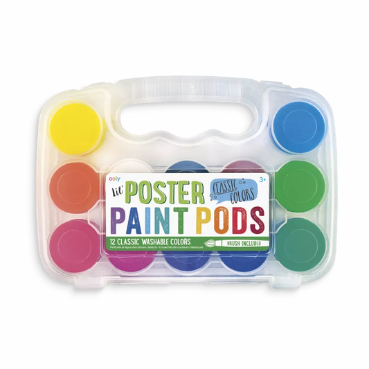 Lil Paint Pods Poster Paint - Set of 12 in Classic