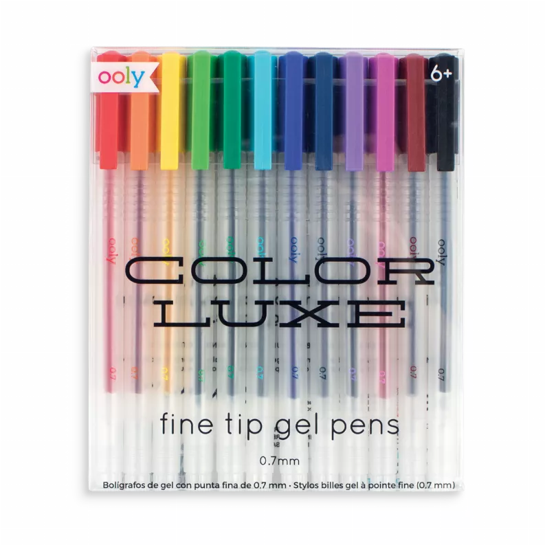 Color Luxe Gel Pens - Set of 12