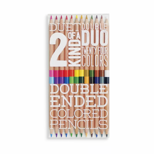 Two-of-a-Kind Colored Pencils - Set of 12