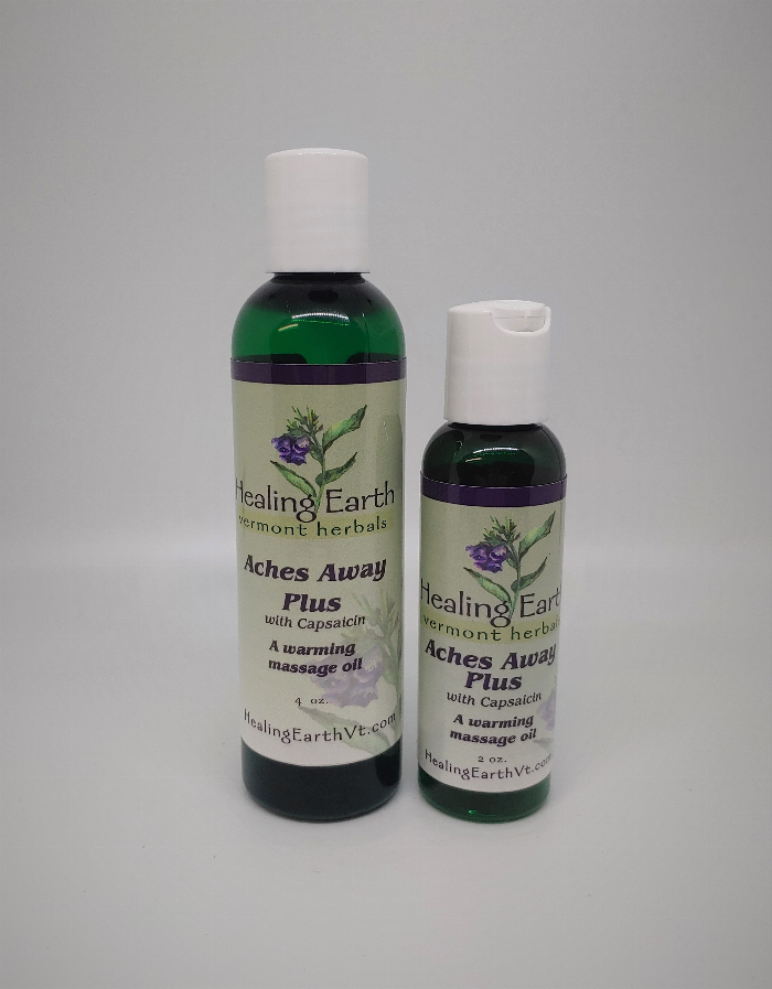 Aches Away Plus Massage Oil (Warming With Capsaicin)