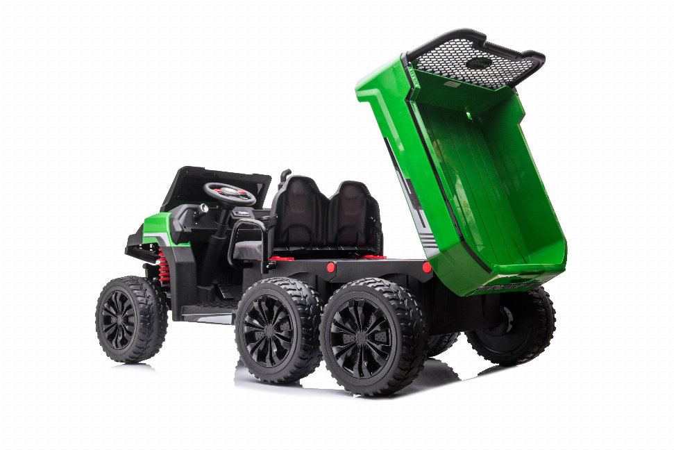 24V 4x4 Freddo Toys Tractor Trailer 2 Seater Ride on