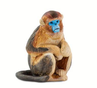 Snub Nosed Monkey Figurine